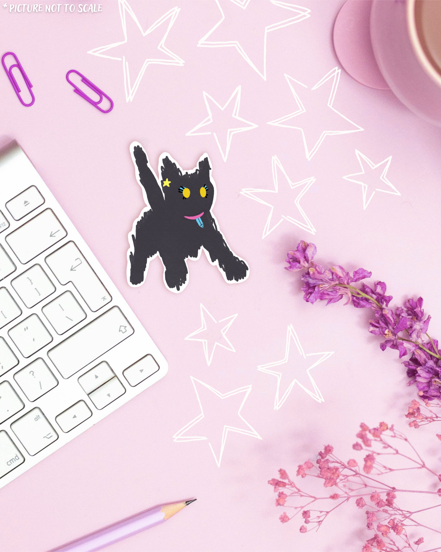 Black Cat Salem (Sticker)