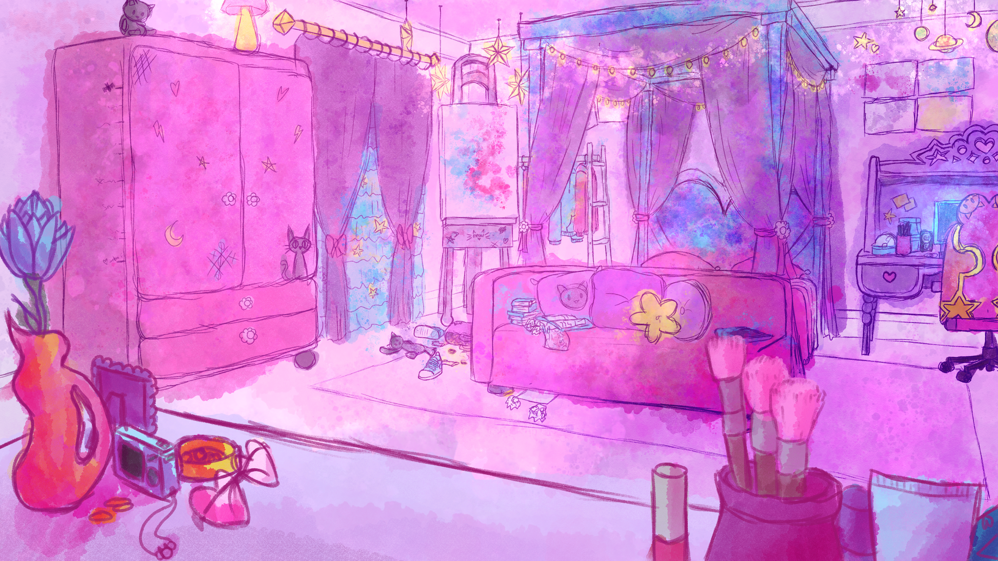Salem's Bedroom (T-Shirt) - Pen & Candle Publishing