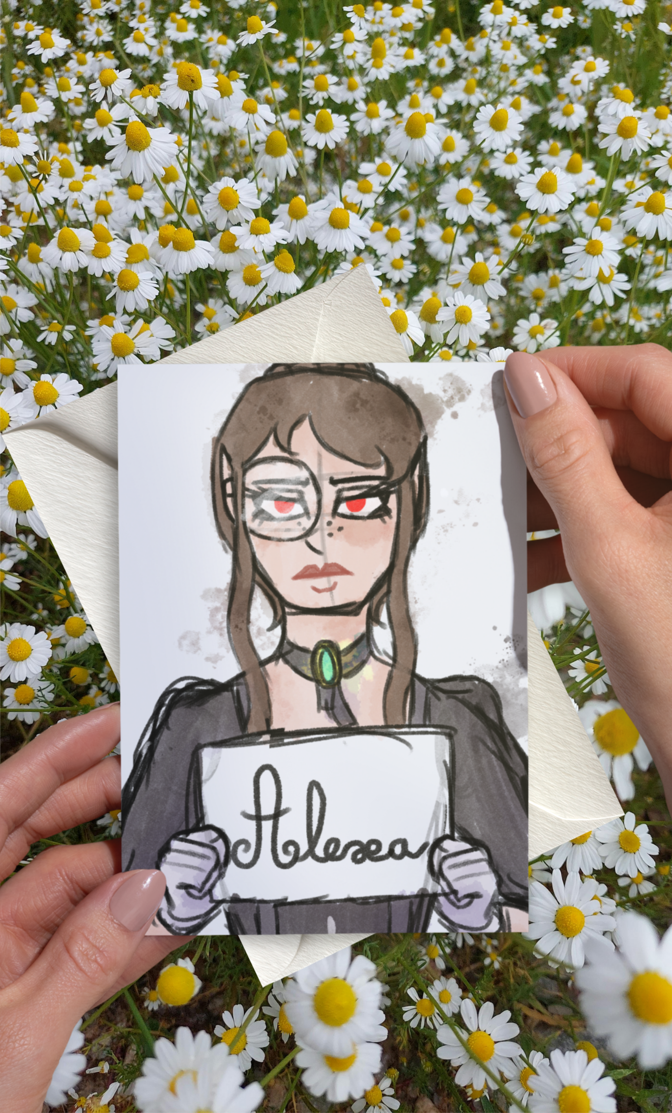 Alexa ’s Greetings from Prison (Greeting Card + Envelope)