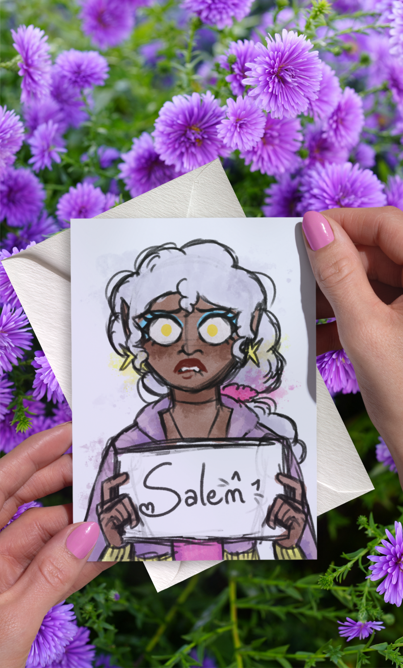 Salem’s Greetings from Prison (Greeting Card + Envelope)