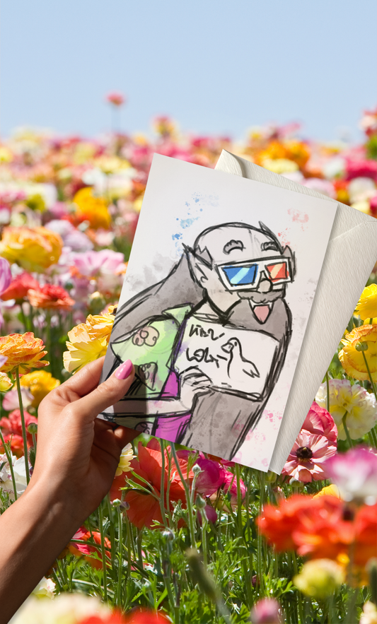 Uncle Joe’s Greetings from Prison (Greeting Card + Envelope)