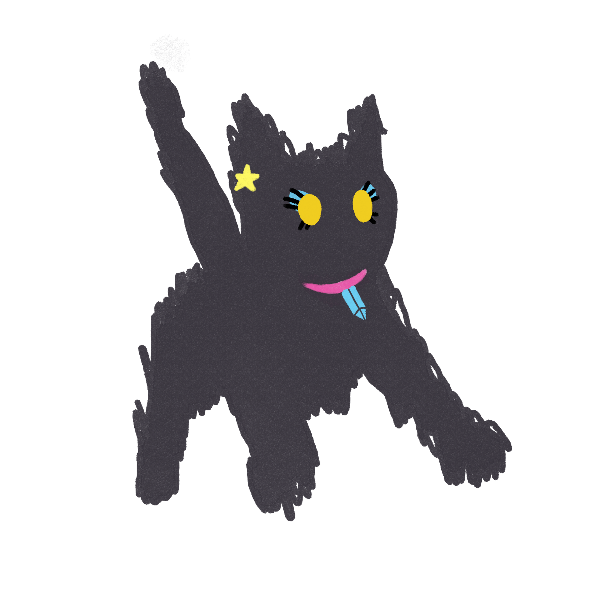 Black Cat (Sticker)