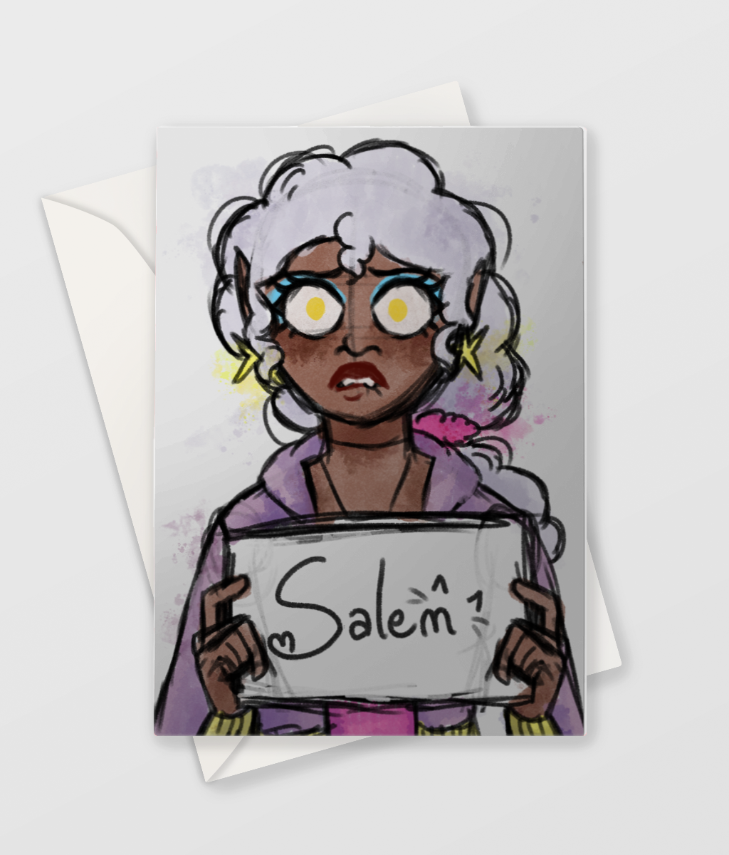 Salem’s Greetings from Prison (Greeting Card + Envelope)