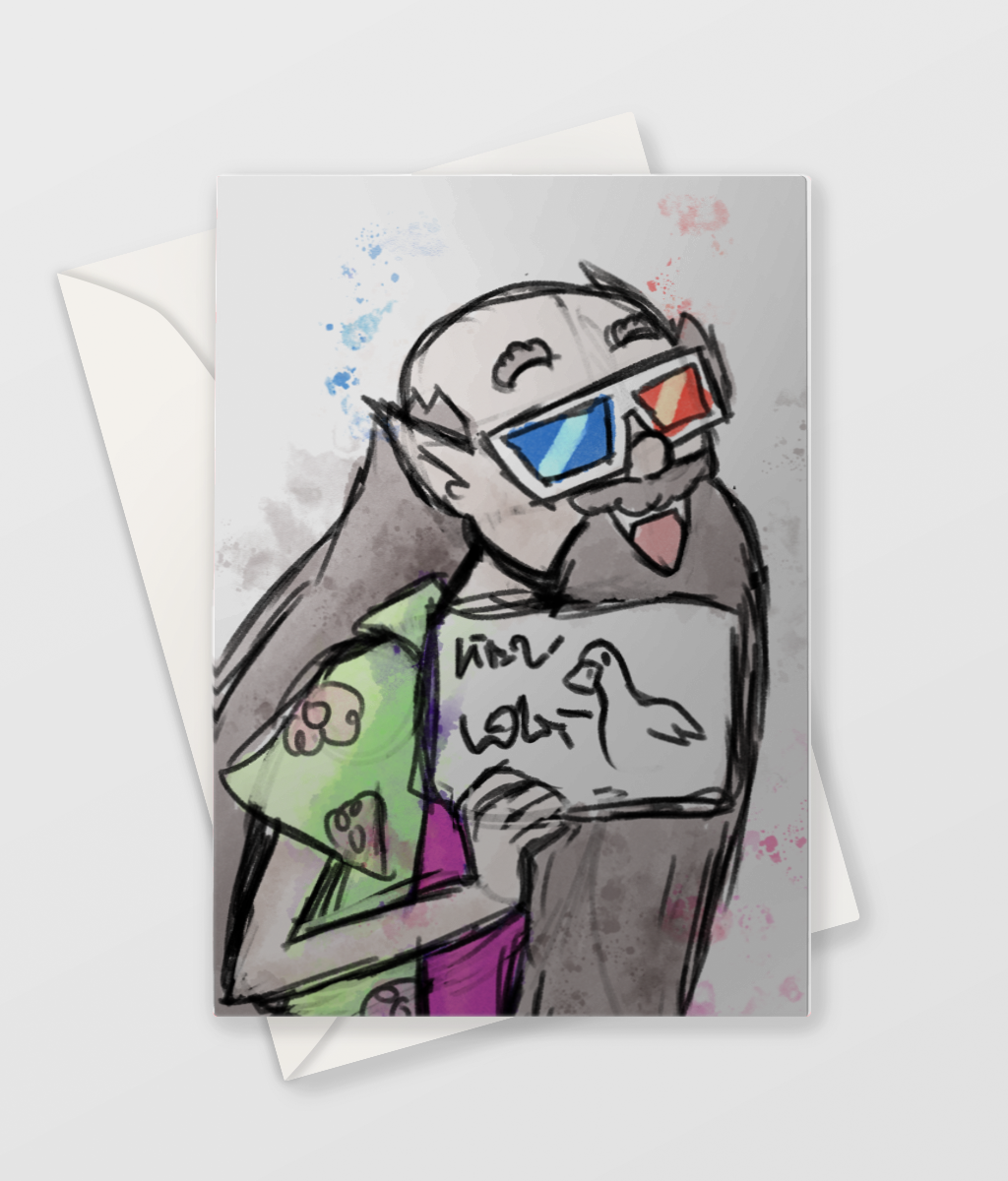 Uncle Joe’s Greetings from Prison (Greeting Card + Envelope)