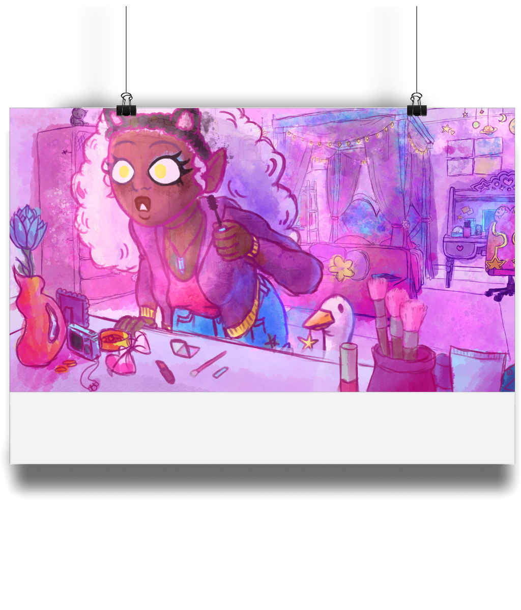 Salem’s Makeup (A5 Print)